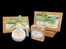 Load image into Gallery viewer, Gift Box Set (1 Soap, Lotion Bar, Lip Balm)