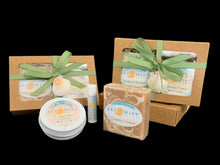 Load image into Gallery viewer, Gift Box Set (1 Soap, Lotion Bar, Lip Balm)