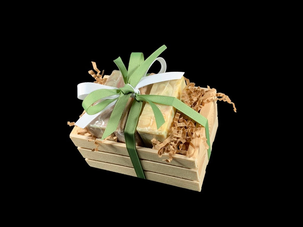 Mini Crate Gift Set (3 or 4 Soap Set)